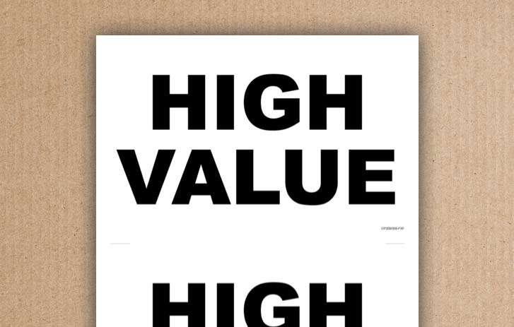 High value PDF