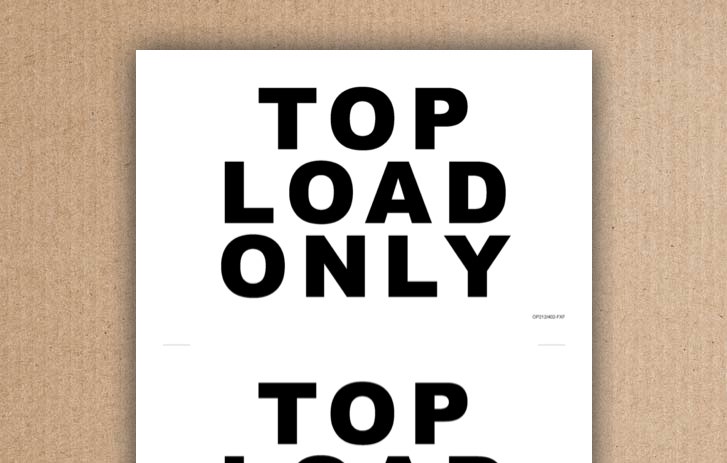 Top load only