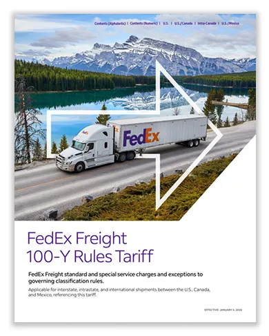 FedEx Freight 100-S Rules Tariff
