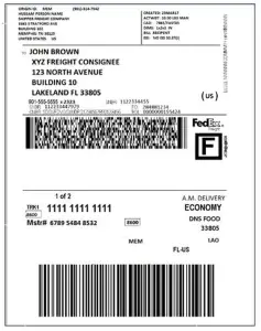 Bill of lading